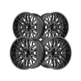 1 X Gear Off Road 775BM 20X10 5X5.00/5X5.50 78.1 Hub -19 Offset Black Wheel Rim