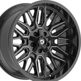 1 X Gear Off Road 775BM 20X10 5X5.00/5X5.50 78.1 Hub -19 Offset Black Wheel Rim