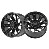 1 X Gear Off Road 776B 20X9 6X135/6X5.50 106.2 Hub +00 Offset Black Wheel Rim
