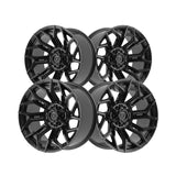 1 X Gear Off Road 776B 20X9 6X135/6X5.50 106.2 Hub +00 Offset Black Wheel Rim