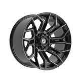 1 X Gear Off Road 776BM 20X9 6X135/6X5.50 106.2 Hub +18 Offset Black Wheel Rim