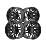 1 X Gear Off Road 777B 22X10 6X135 106.2 Hub -19 Offset Gloss Black Wheel Rim