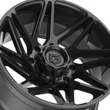 1 X Gear Off Road 777B 20X10 8X170 125.2 Hub -19 Offset Gloss Black Wheel Rim