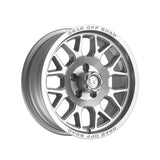 1 X Gear Off Road 763S 15X6 5X4.50 81.03 Hub +00 Offset Silver Wheel Rim
