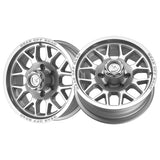 1 X Gear Off Road 763S 16X6 6X5.50 108 Hub +00 Offset Silver Wheel Rim