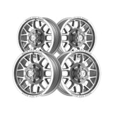 1 X Gear Off Road 763S 16X6 6X5.50 108 Hub +00 Offset Silver Wheel Rim