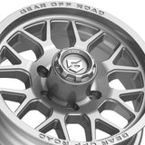 1 X Gear Off Road 763S 16X6 6X5.50 108 Hub +00 Offset Silver Wheel Rim