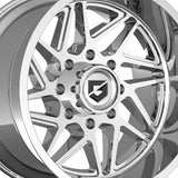 1 X Gear Off Road 761C Ratio 22X12 6X135/6X5.50 106.2 Hub -44 Offset Chrome Wheel Rim
