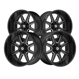 1 X Gear Off Road 762BM Pivot 20X9 6X5.50 106.2 Hub +18 Offset Black Wheel Rim