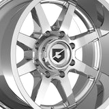 1 X Gear Off Road 762C Pivot 20X9 8X180 124.3 Hub +18 Offset Chrome Plated Wheel Rim