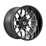 1 X Gear Off Road 763MB Raid 20X10 6X5.50 106.2 Hub -12 Offset Black Wheel Rim