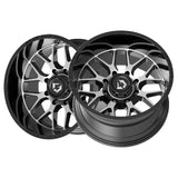 1 X Gear Off Road 763MB Raid 20X10 8X170 125.2 Hub -12 Offset Black Wheel Rim