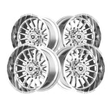 1 X Gear Off Road 764C 20X9 6X135/6X5.50 106.2 Hub +18 Offset Chrome Wheel Rim