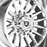 1 X Gear Off Road 764C 20X10 6X135/6X5.50 106.2 Hub -19 Offset Chrome Wheel Rim