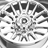 1 X Gear Off Road 764C 20X10 6X135/6X5.50 106.2 Hub -19 Offset Chrome Wheel Rim