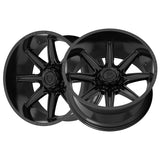 1 X Gear Off Road 765B 20X9 5X5.00/5X5.50 87.1 Hub +00 Offset Black Wheel Rim