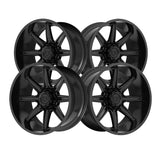 1 X Gear Off Road 765B 18X9 6X135/6X5.50 106.2 Hub +18 Offset Black Wheel Rim