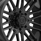 1 X Gear Off Road 766B 20X9 8X180 124.3 Hub +18 Offset Black Wheel Rim