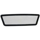 Coolstuffguru Compatible with Ford F150 F-150 Main Upper Mesh Rivet Style Black Stainless Steel Grille Insert