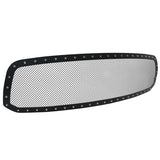 Coolstuffguru Compatible with Dodge Ram 1500 Pickup Truck Upper Main Mesh Rivet Style Grille Grill Insert Black S/S