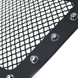 Coolstuffguru Compatible with GMC Sierra 1500 Pickup Black Textured Rivet Style Upper Mesh Grille Grill Insert