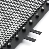 Coolstuffguru Compatible with GMC Sierra 1500 Pickup Black Rivet Studs S/S Style Upper Mesh Grille Insert