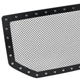 Coolstuffguru Compatible with GMC Sierra 1500 Pickup Black Textured Rivet Upper Mesh Grille Insert