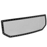 Coolstuffguru Compatible with GMC Sierra 1500 Pickup Black Textured Rivet Upper Mesh Grille Insert