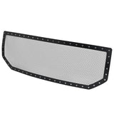 Coolstuffguru Compatible with GMC Sierra 1500 Pickup Black Textured Rivet Upper Mesh Grille Insert