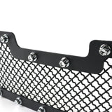 Coolstuffguru Compatible with Chevy Silverado 1500 2500HD 3500 Pickup Rivet Mesh Black Upper Grille Inserts 2PC