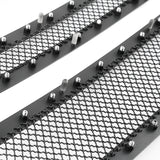 Coolstuffguru Compatible with Chevy Silverado 1500 Rivet Stud Style Mesh Black Wire Grille Inserts 2PCs