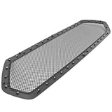 Coolstuffguru Compatible with Toyota Tacoma Black Textured Rivet Style Front Upper Wire Mesh Grille Insert