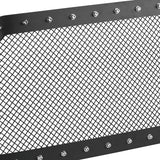 Coolstuffguru Compatible with Toyota Tacoma Black Textured Rivet Style Front Upper Wire Mesh Grille Insert