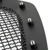 Coolstuffguru Compatible with Toyota Tacoma Black Textured Rivet Style Front Upper Wire Mesh Grille Insert