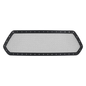 Coolstuffguru Compatible with Toyota Tacoma Black Textured Rivet Style Front Upper Wire Mesh Grille Insert