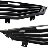 Coolstuffguru Compatible with Honda Accord Ex Dx 2 Dr Black Mugen Style Front Hood Grille