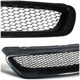 Coolstuffguru Compatible with Honda Accord Ex Dx Lx 2 Door Carbon Fiber Mesh Front Grill Grille