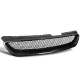 Coolstuffguru Compatible with Honda Accord Ex Dx Lx 2 Door Carbon Fiber Mesh Front Grill Grille