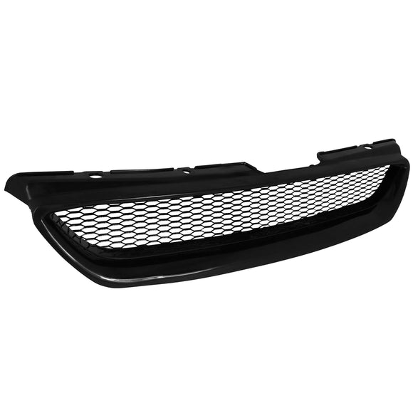 Coolstuffguru Compatible with Honda Accord Ex Dx 2 Dr Coupe Black Type R Style Front Grille