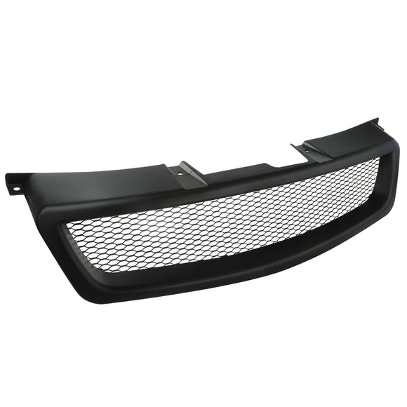 Coolstuffguru Compatible with Nissan Altima Matte Black Mesh Style Bolt-On Front Bumper Hood Grille