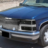 Coolstuffguru Compatible with Chevy GMC C10 C/K Chrome Vertical Grille 1 Pc