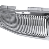 Coolstuffguru Compatible with Chevy GMC C10 C/K Chrome Vertical Grille 1 Pc
