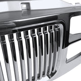 Coolstuffguru Compatible with Chevy GMC C10 C/K Chrome Vertical Grille 1 Pc