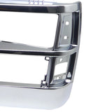 Coolstuffguru Compatible with Chevy GMC C10 C/K Chrome Vertical Grille 1 Pc