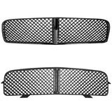 Coolstuffguru Compatible with Dodge Charger Smoke Lens Headlights+Signal Corner Lamps+Black Mesh Hood Gril