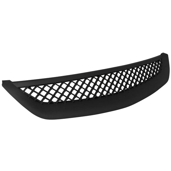 Coolstuffguru Compatible with Honda Civic Ex Dx Lx 2/4dr Black Type R Style Front Grille