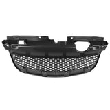 Coolstuffguru Compatible with/Replacement for 2004-2005 Honda Civic 2/4Dr Matte Black T-R Mesh Front Bumper Hood Grille Grill