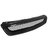 Coolstuffguru Compatible with Honda Civic Ex Dx Lx Black Type R Style Metal Mesh Front Hood Grille