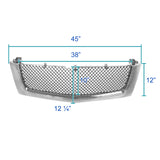 Coolstuffguru Front Mesh Grille Chrome Compatible with Cadillac Escalade Ext Esv