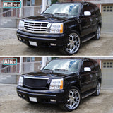 Coolstuffguru Shiny Black Mesh Grille Compatible with Cadillac Escalade Ext Esv Sport